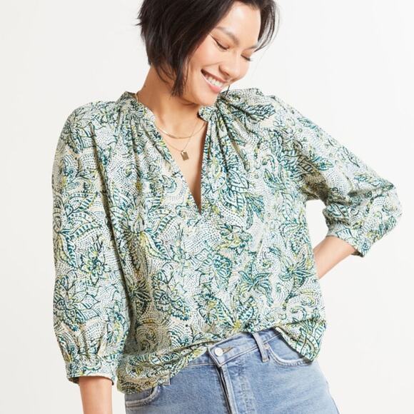 Evereve Roan + Ryan Cassidy raglan women’s blouse size small - Picture 1 of 11